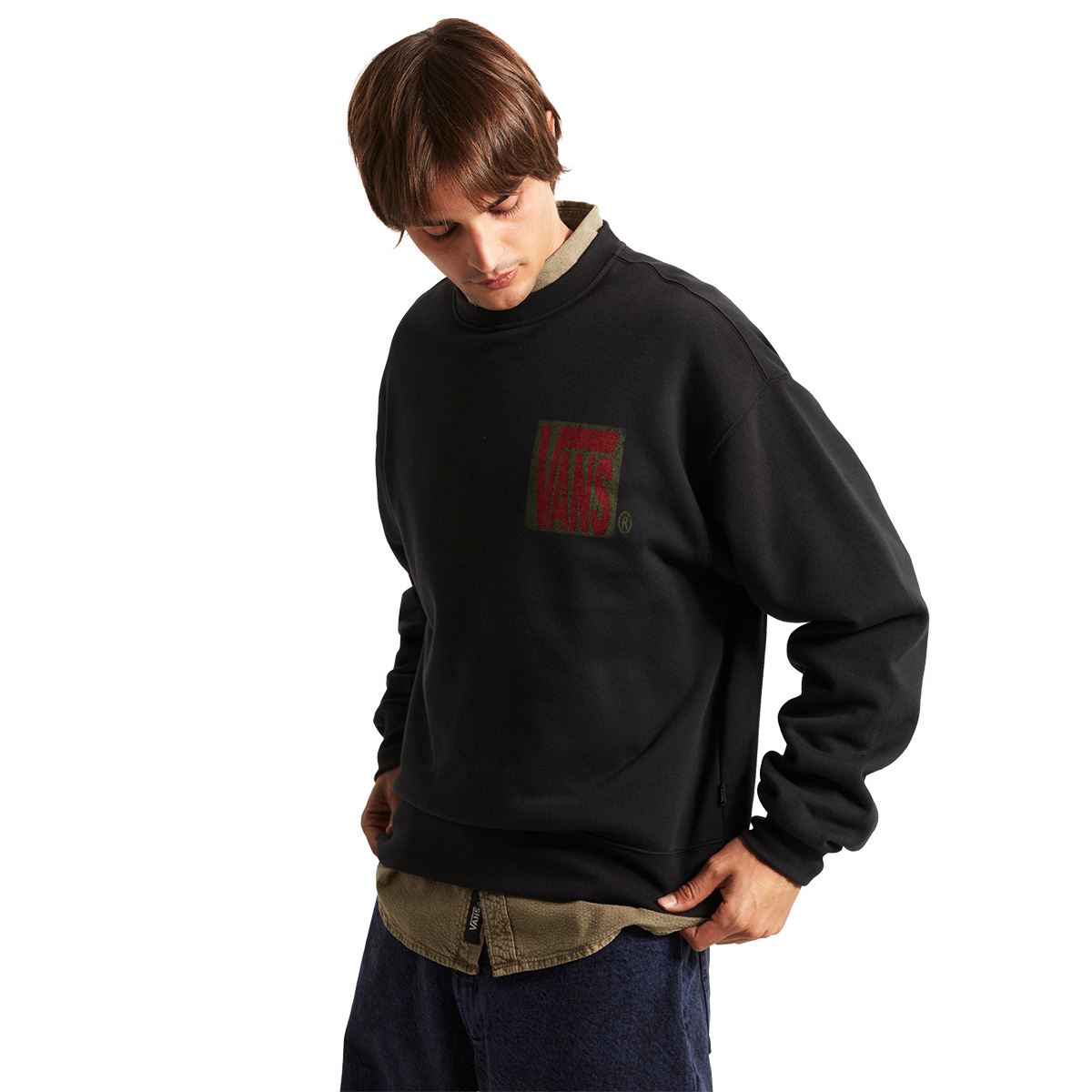 Vans Stretch Stack Crackle Sweater Black