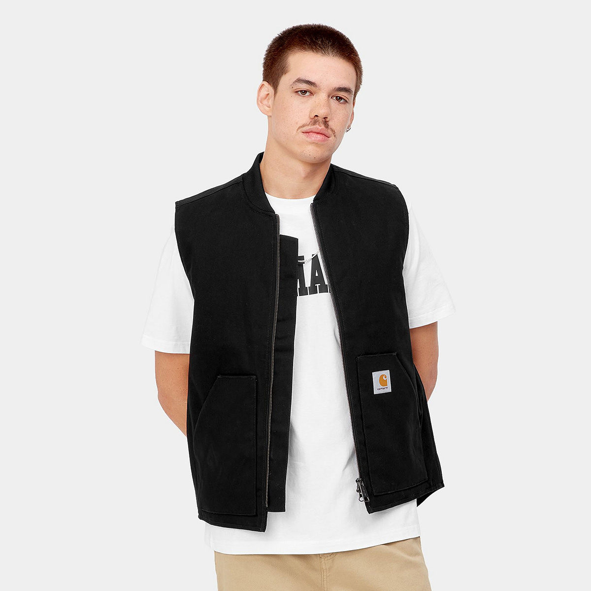 Carhartt WIP Classic Vest Black Rigid Carhartt WIP Classic Vest Black Rigid