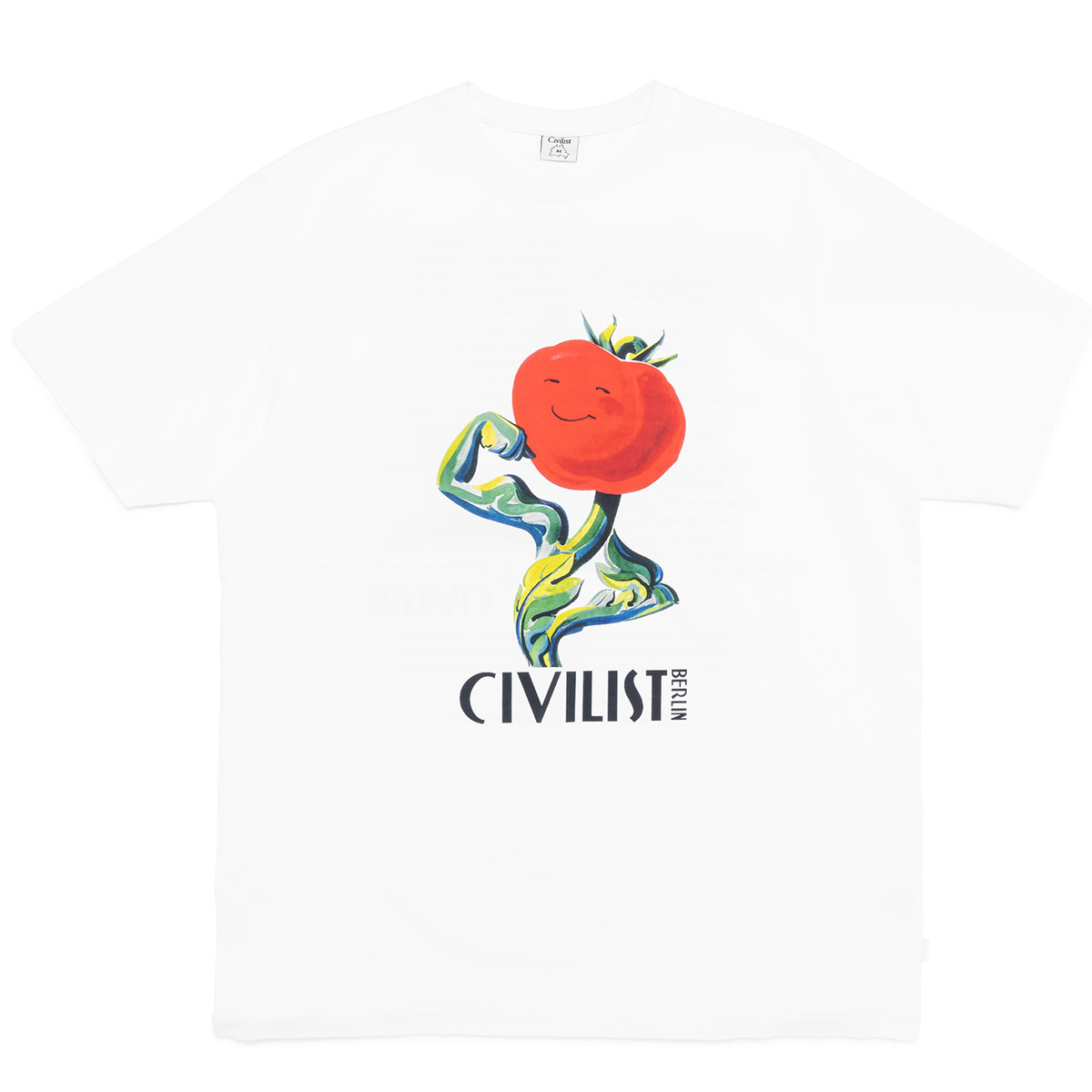 Civilist Tomato T-Shirt White