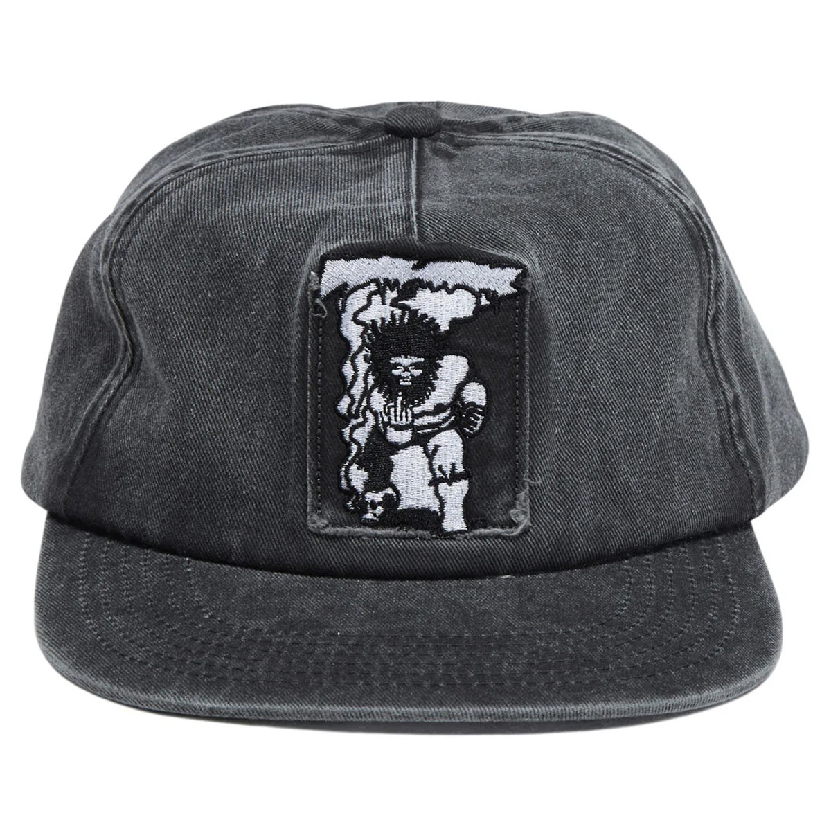 Fucking Awesome FU Patch Snapback Cap Black Washed