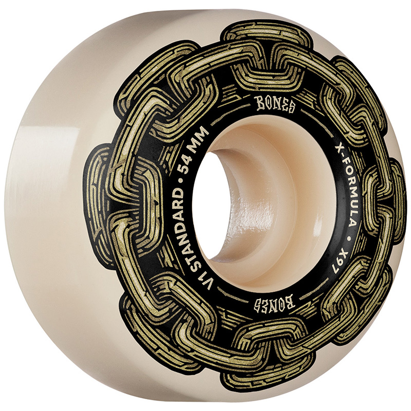 Bones X Formula Gold Chain V1 Standard Wheel 97A 54mm Bones X Formula Gold Chain V1 Standard Wheel 97A 54mm