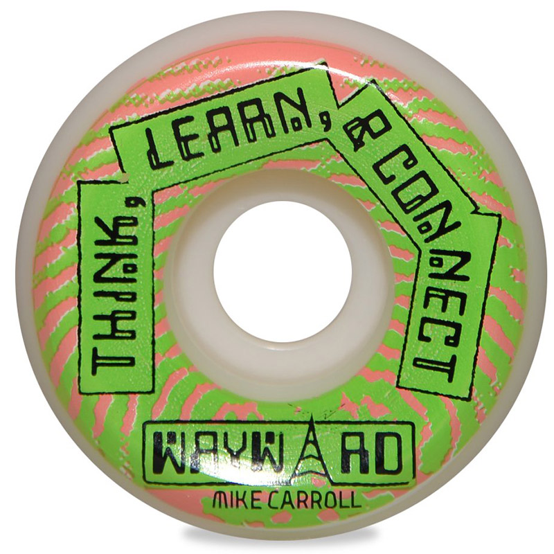 Wayward Mike Carroll New Harder Funnel Cut Wheels 101A 53mm Wayward Mike Carroll New Harder Funnel Cut Wheels 101A 53mm