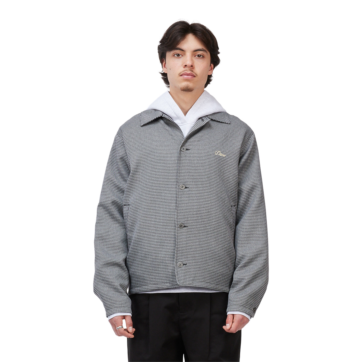 Dime Houndstooth Jacket Gray