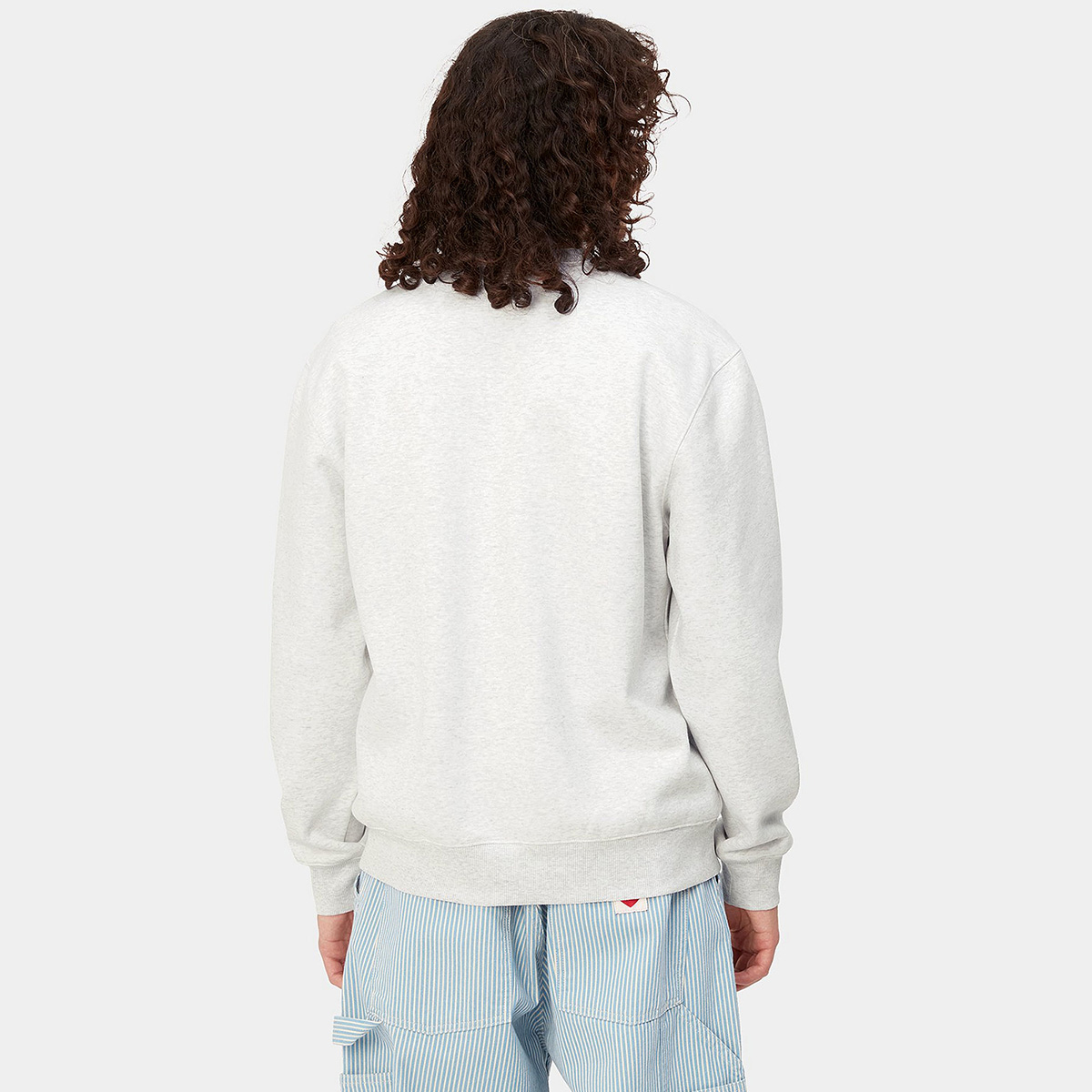 Carhartt WIP Carhartt Sweater Ash Heather/Liberty Carhartt WIP Carhartt Sweater Ash Heather/Liberty