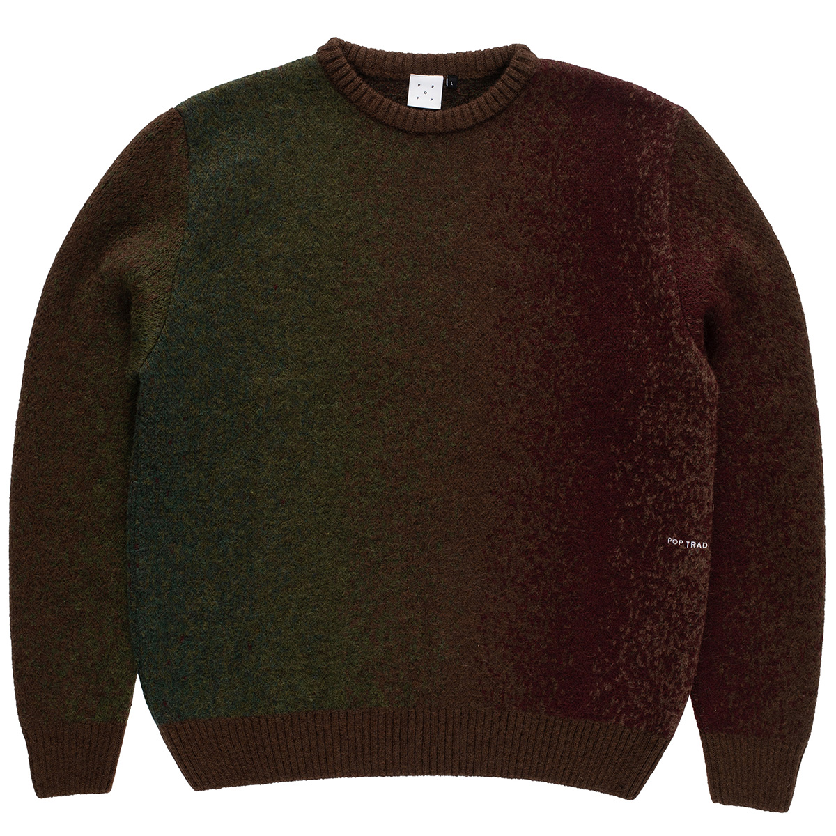 POP Mohair Striped Knitted Sweater Multicolour POP Mohair Striped Knitted Sweater Multicolour