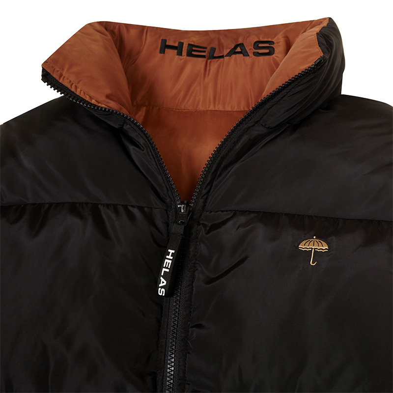 Helas Powder Reversible Puffer Jacket Black/Beige Helas Powder Reversible Puffer Jacket Black/Beige