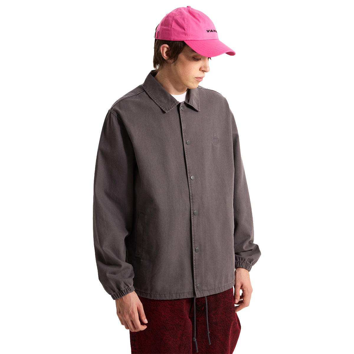 Vans Torrey Pigment Canvas Coaches Jacket Mountain Essentials Asphalt