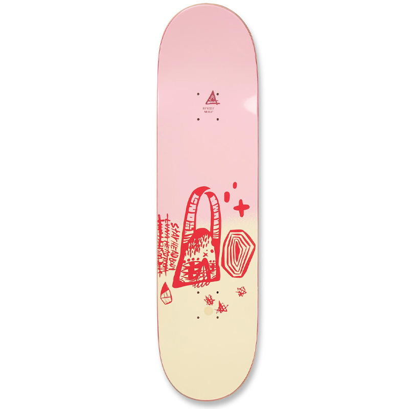 UMA Landsleds Right Said Red Evan Skateboard Deck 8.25