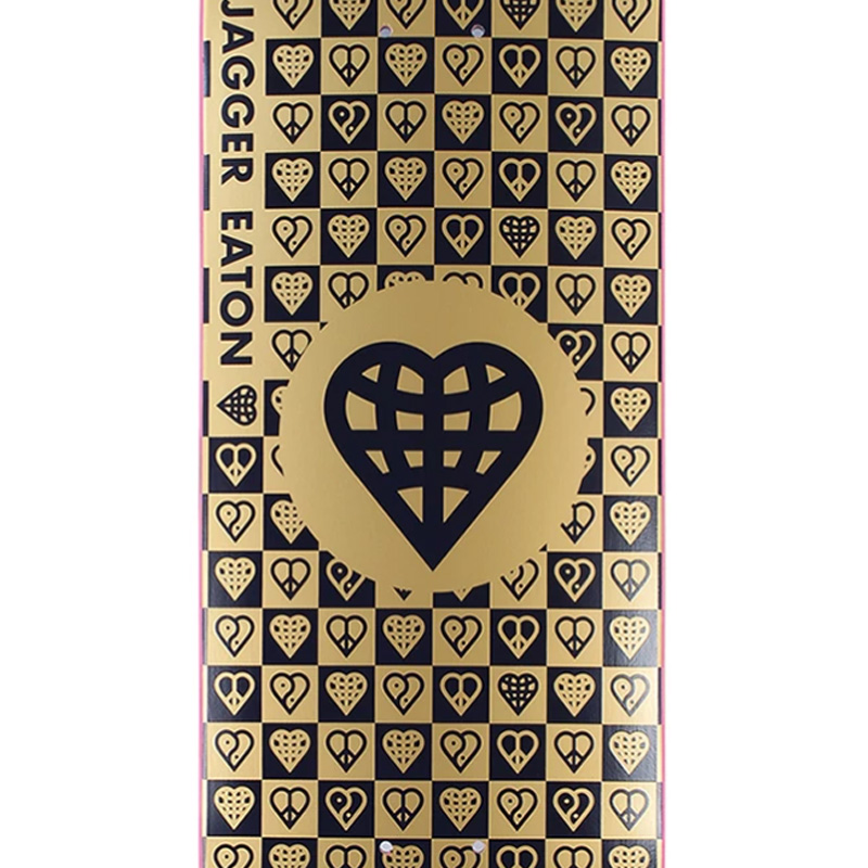 Heart Supply Jagger Eaton Trinity Gold Foil with Raised Ink Deck 8.25