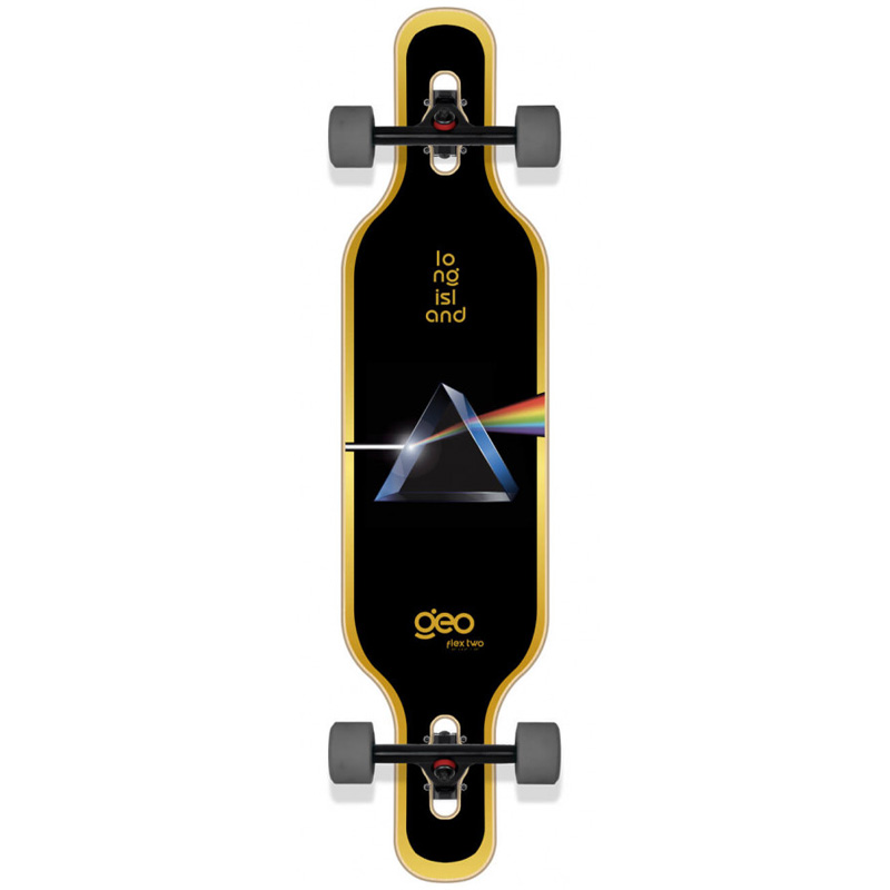 Long Island Geo Drop Through Fiber Complete Longboard Flex 2. 40.0