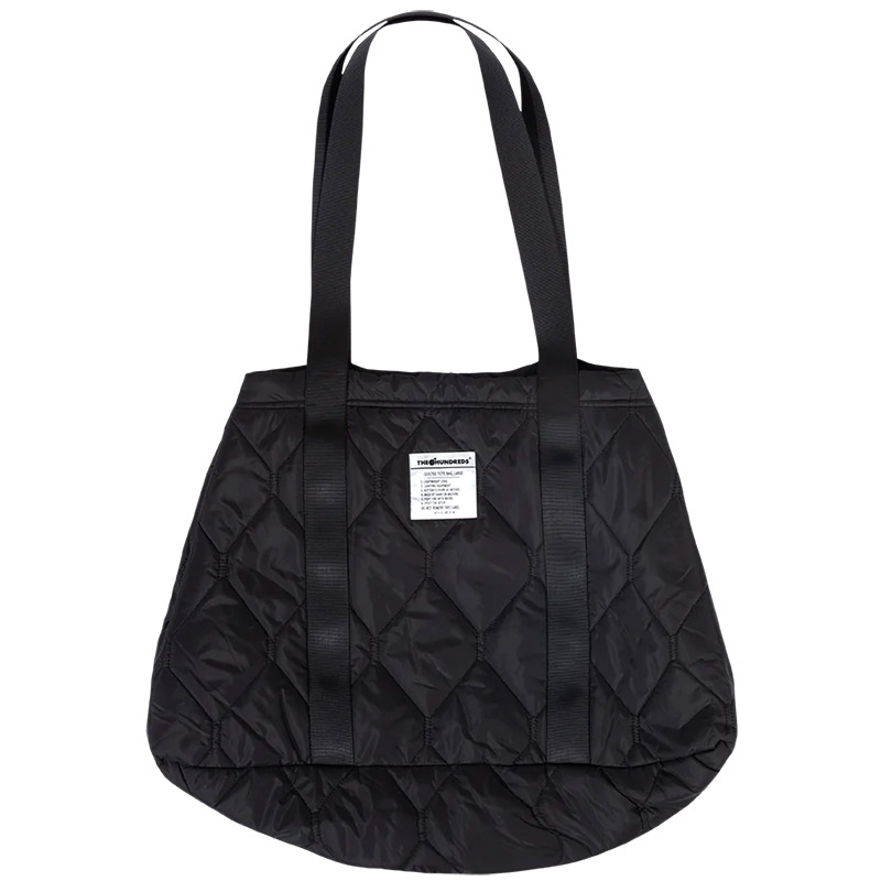 The Hundreds Quilted Tote Bag Black The Hundreds Quilted Tote Bag Black