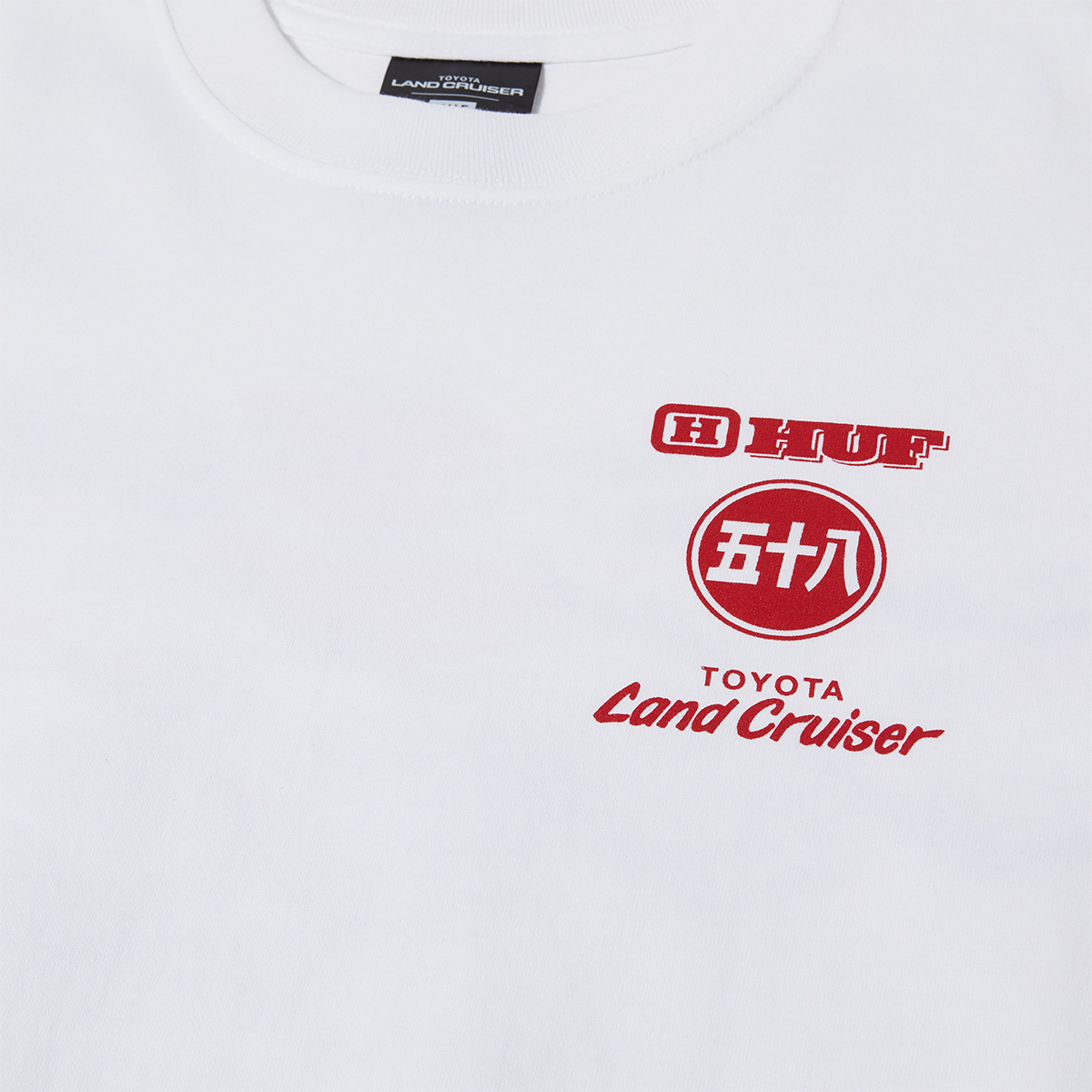 HUF X Toyota Land Cruiser Timeline T-Shirt White HUF X Toyota Land Cruiser Timeline T-Shirt White
