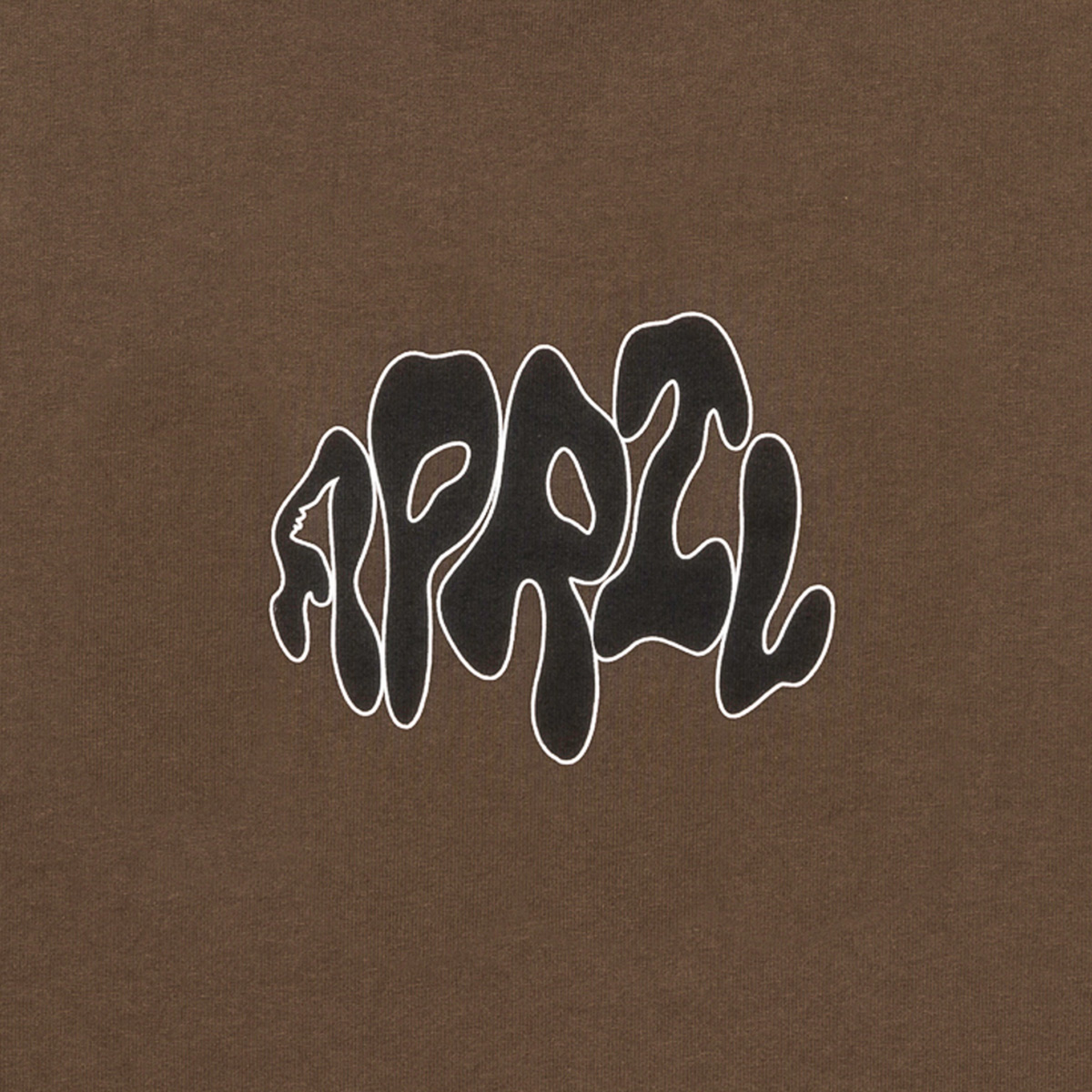 April Warped T-shirt Chocolate April Warped T-shirt Chocolate