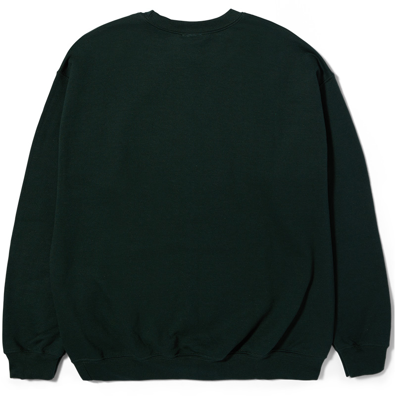 HUF X Goodyear Checkered Flag Crewneck Sweater Hunter Green HUF X Goodyear Checkered Flag Crewneck Sweater Hunter Green