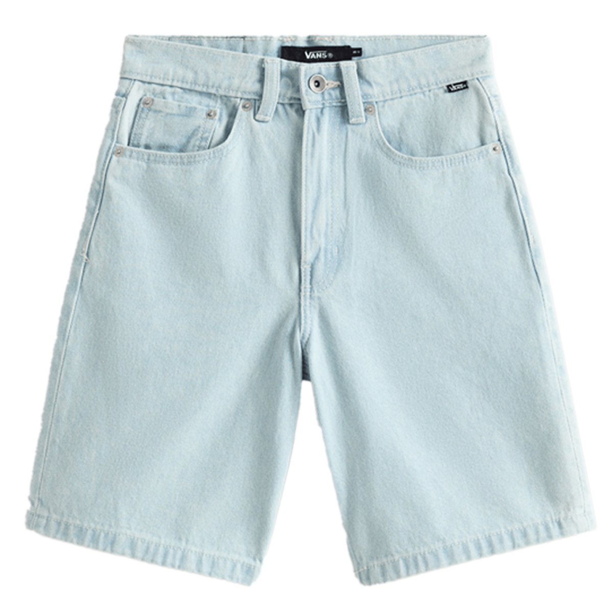 Vans Kids Check-5 Baggy Denim Short Blue Ice