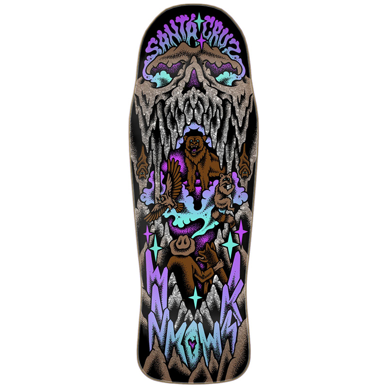 Santa Cruz Winkowski Crystal Cave Skateboard Deck Black 10.34 Santa Cruz Winkowski Crystal Cave Skateboard Deck Black 10.34