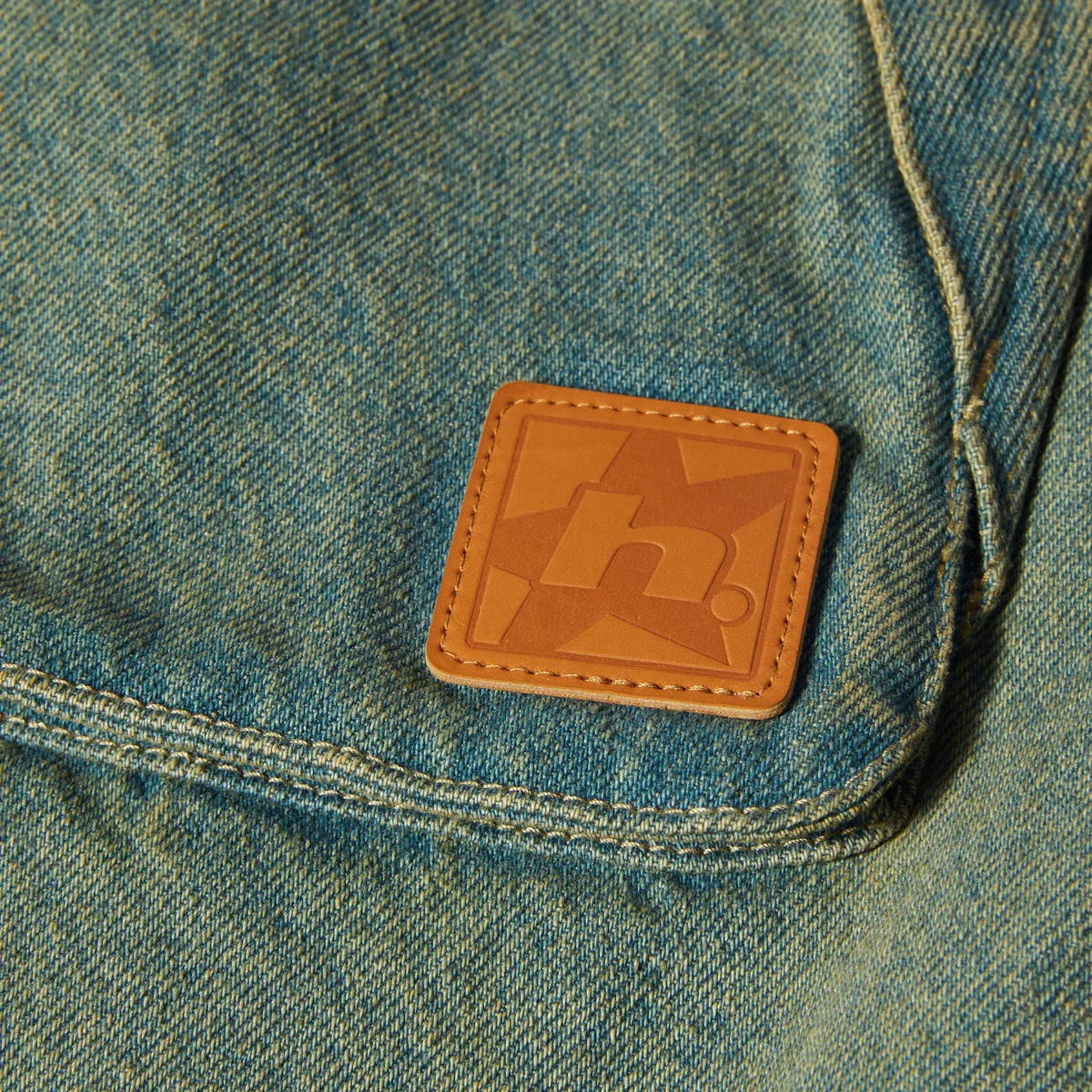 HUF Dresden Denim Work Jacket Indigo Earth HUF Dresden Denim Work Jacket Indigo Earth