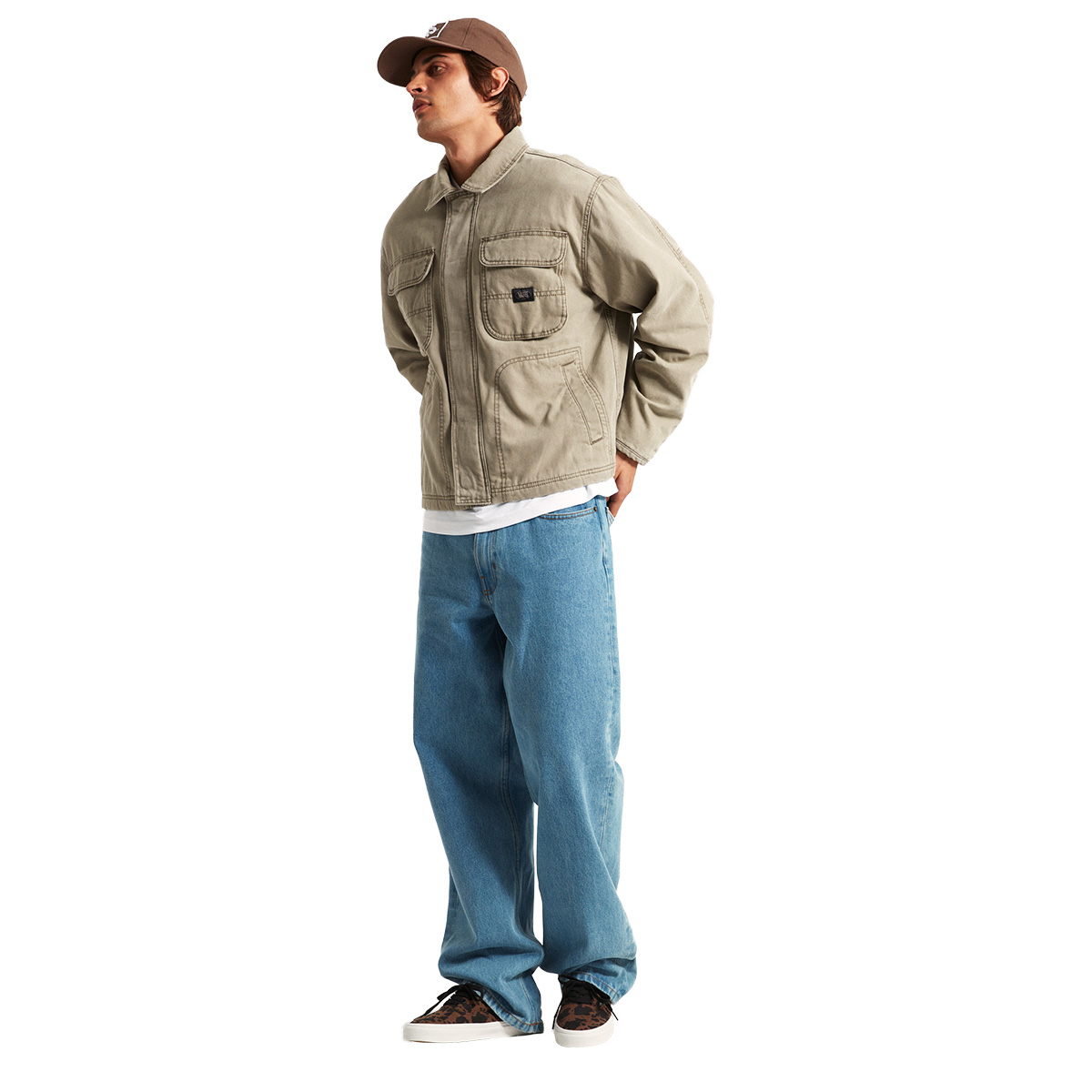 Vans Umber Pigment Canvas Jacket Aluminum