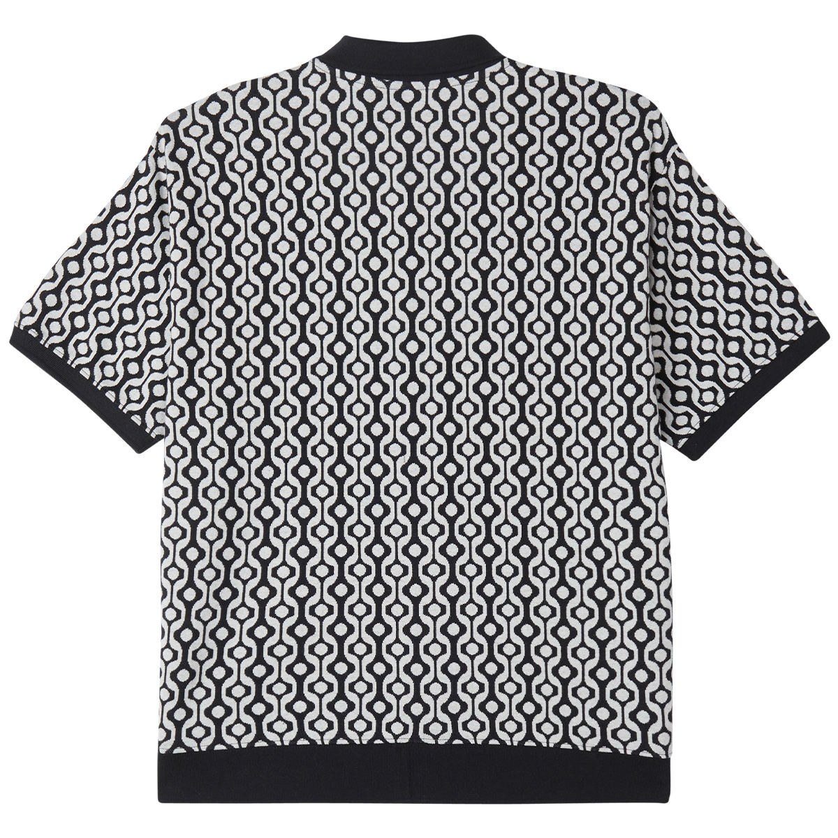 Obey Testament Button Front Polo Black Obey Testament Button Front Polo Black