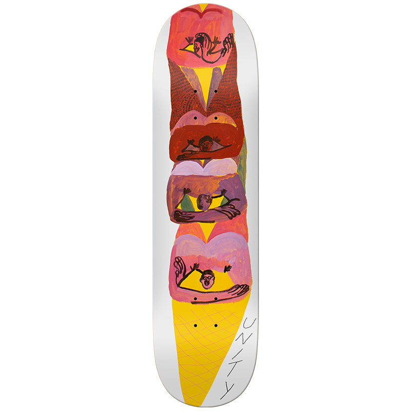 Unity Ice Cream Cone Skateboard Deck 8.25