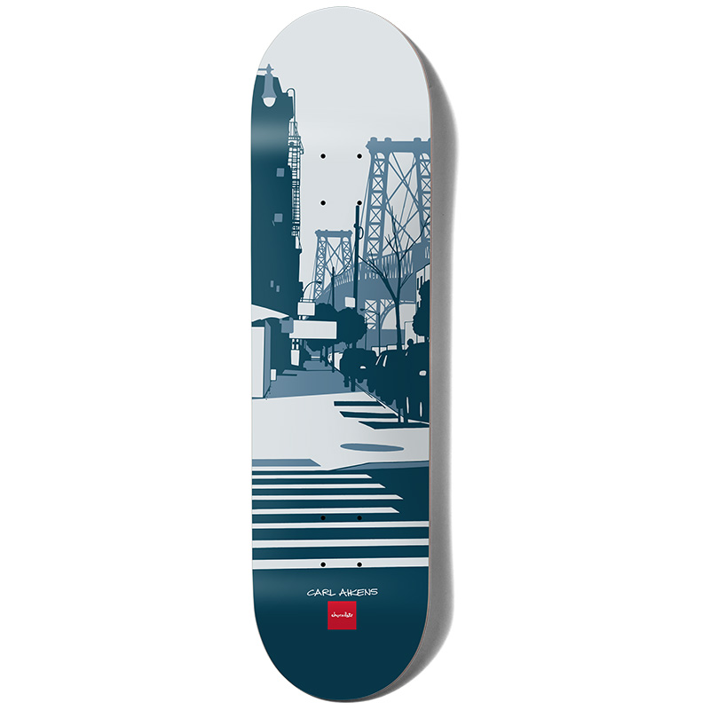 Chocolate Aikens City Series 23 Skateboard Deck 8.5