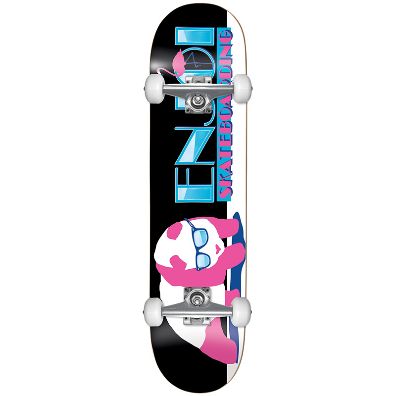 Enjoi Panda Vice FP Complete Skateboard Black 8.0