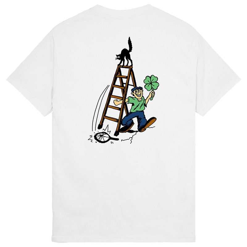 Pass-Port Dumb Luck Ladder T-shirt White Pass-Port Dumb Luck Ladder T-shirt White
