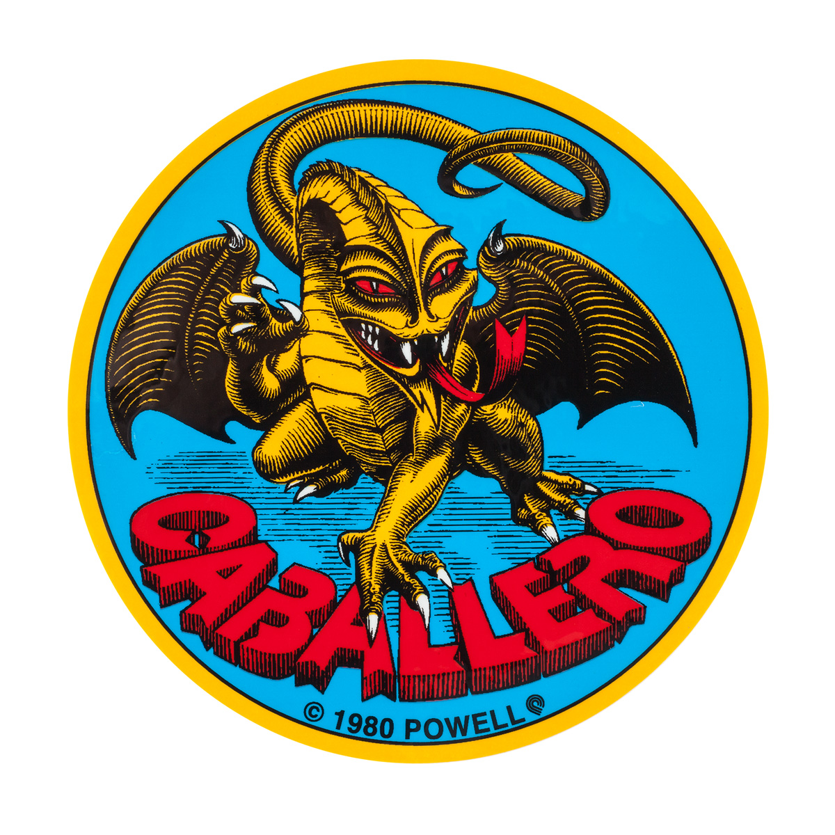 Powell Peralta Bones Brigade Steve Caballero Original Dragon 3.5" Sticker 