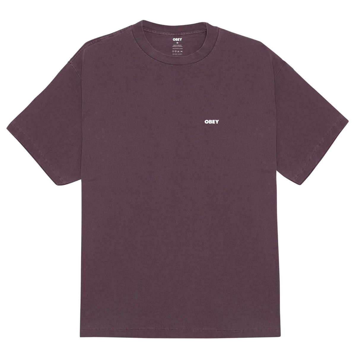 Obey Bold Icon Face T-Shirt Pigment Plum Perfect