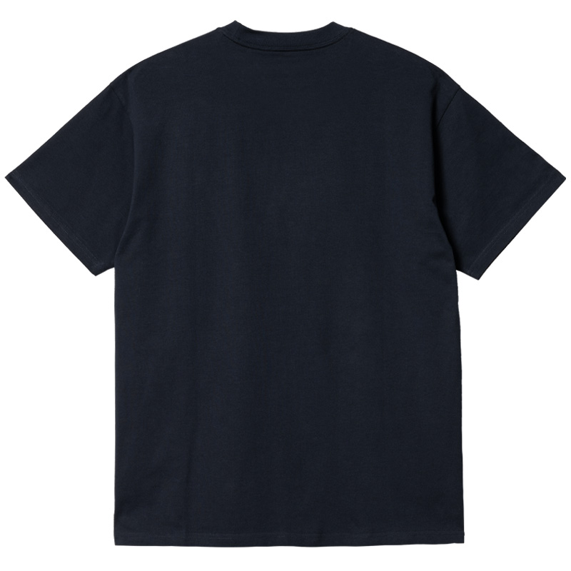 Carhartt WIP Script Embroidery T-Shirt Atom Blue/White Carhartt WIP Script Embroidery T-Shirt Atom Blue/White