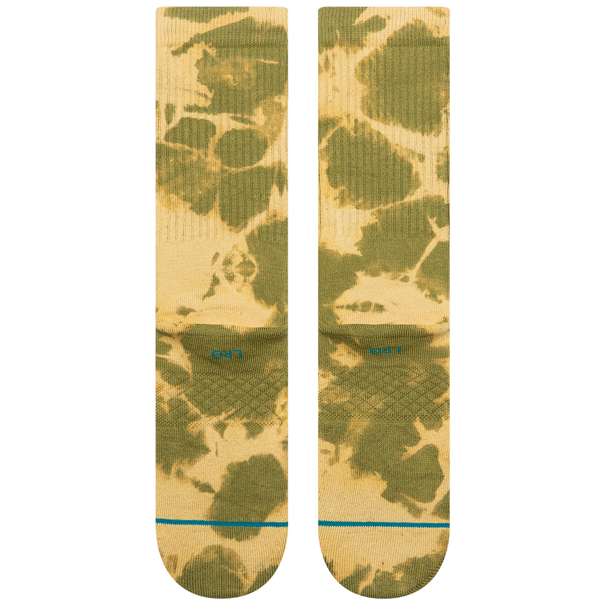 Stance Spotty Dye Crew Socks Olive