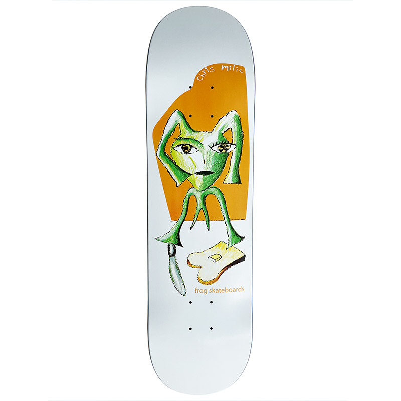 Frog Toast Chris Milic Skateboard Deck 8.38