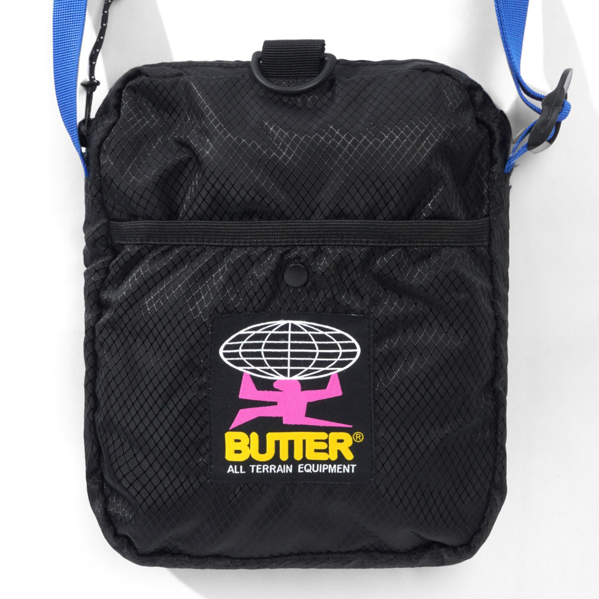 Butter Goods Ripstop Side Bag Black Butter Goods Ripstop Side Bag Black