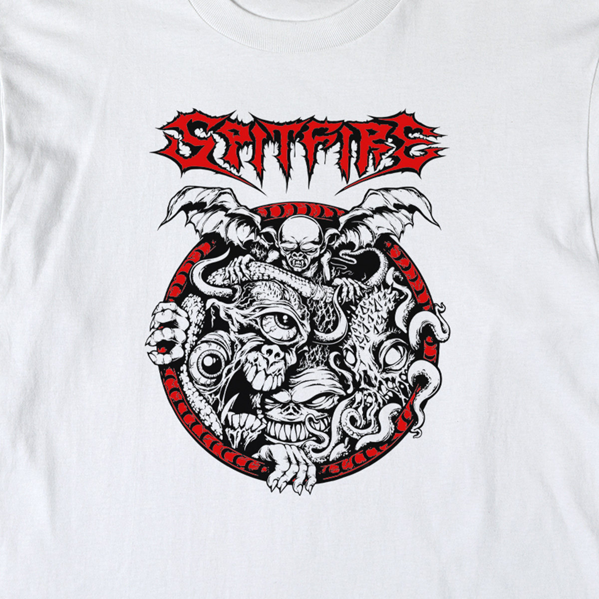 Spitfire Demon Gate Longsleeve T-Shirt White Spitfire Demon Gate Longsleeve T-Shirt White
