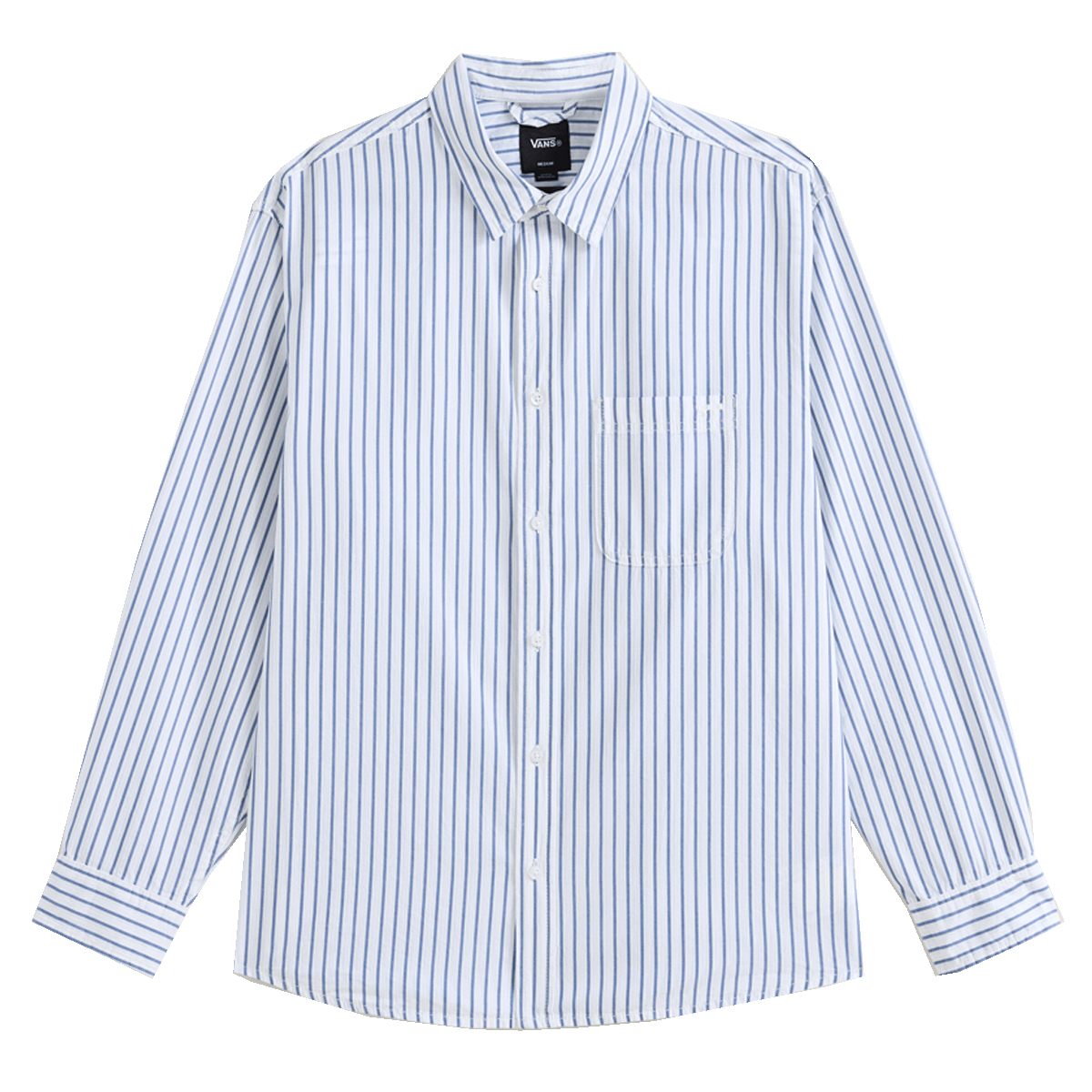 Vans Dobby Stripe Longsleeve Shirt White