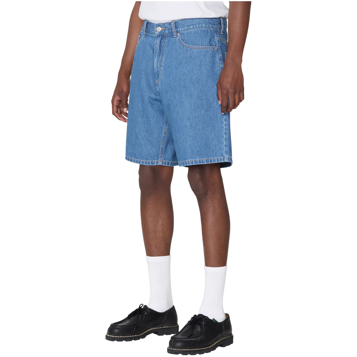 Obey Emerson Denim Short Salty Blue Stone Wash