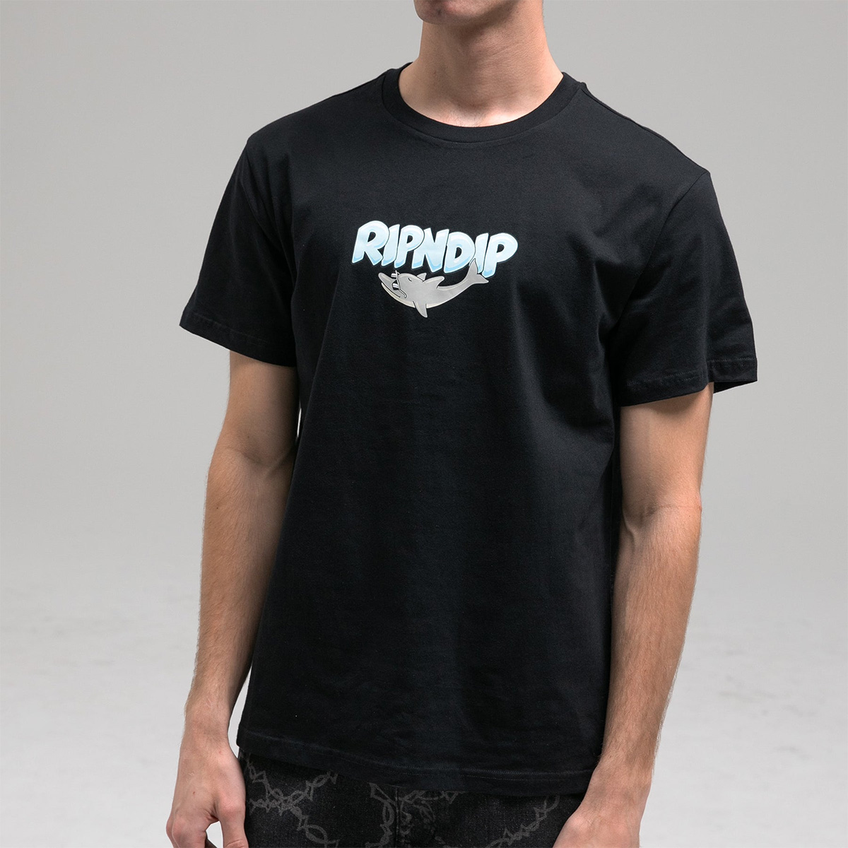 RIPNDIP Dolphin Dudes T-Shirt Black RIPNDIP Dolphin Dudes T-Shirt Black