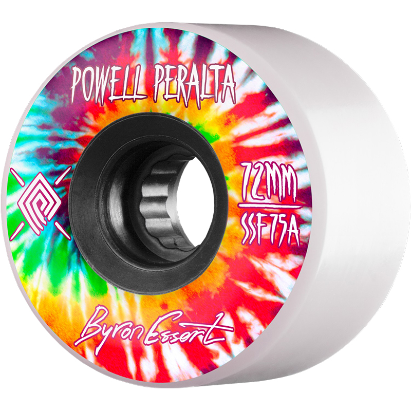 Powell Peralta Byron Essert Wheels White/Black 75A 72mm Powell Peralta Byron Essert Wheels White/Black 75A 72mm