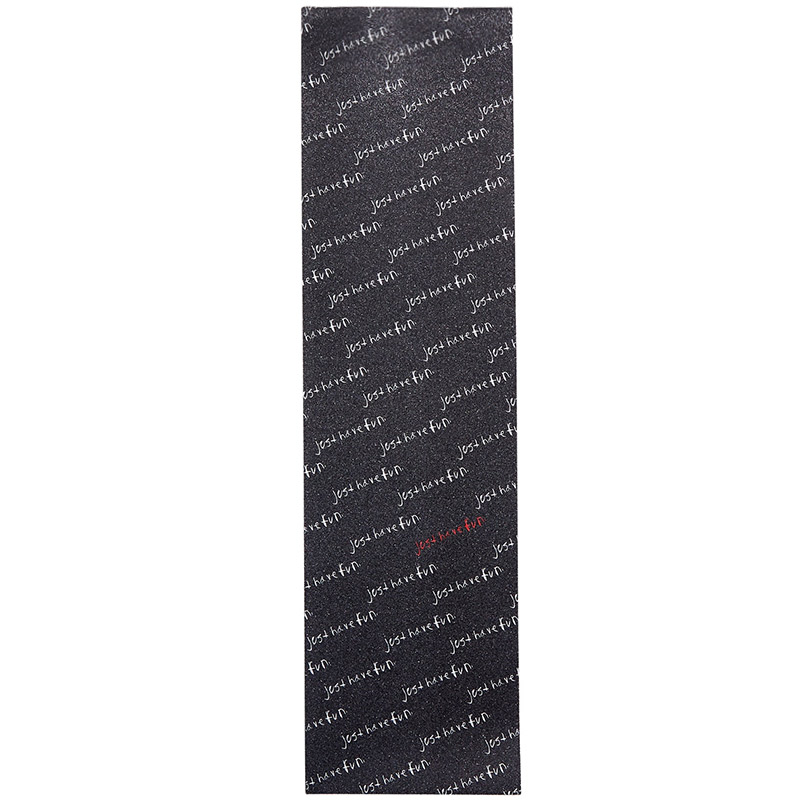 Grizzly x JHF Lowercase Griptape Sheet Black 9.0