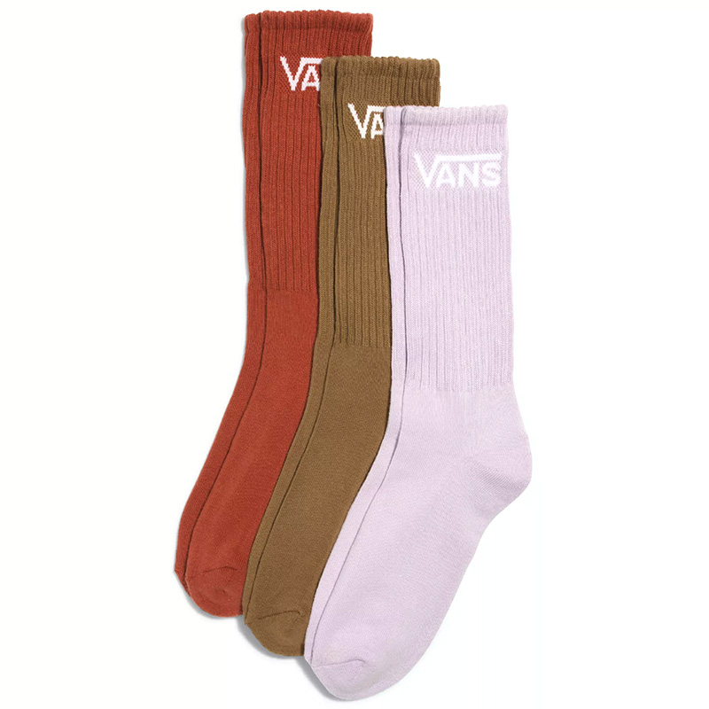 Vans Classic Crew Socks Burnt Henna 3-Pack