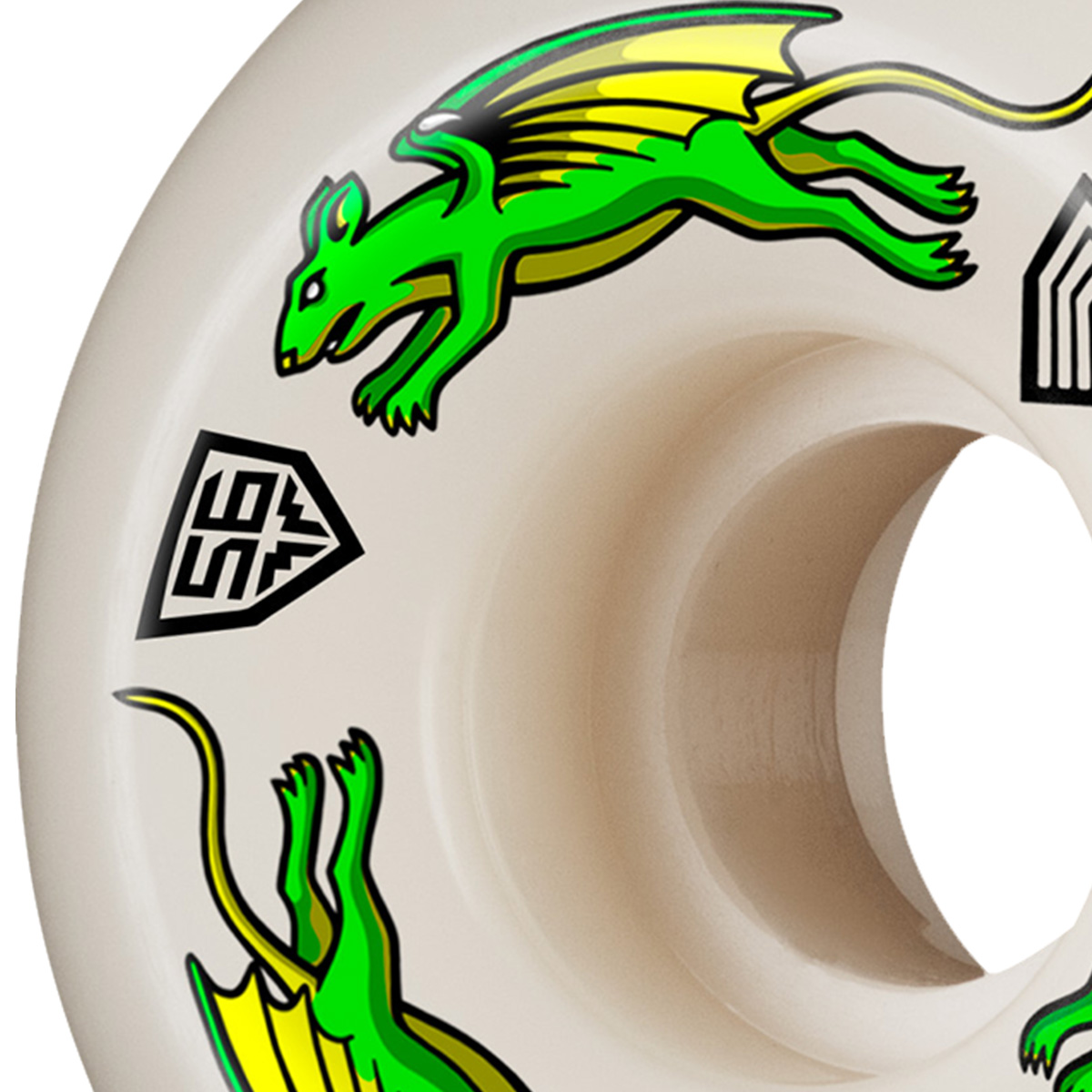 Powell Peralta Dragon Formula Nano Rat V6 Wide Cut Wheels 97A 56mm x 39mm