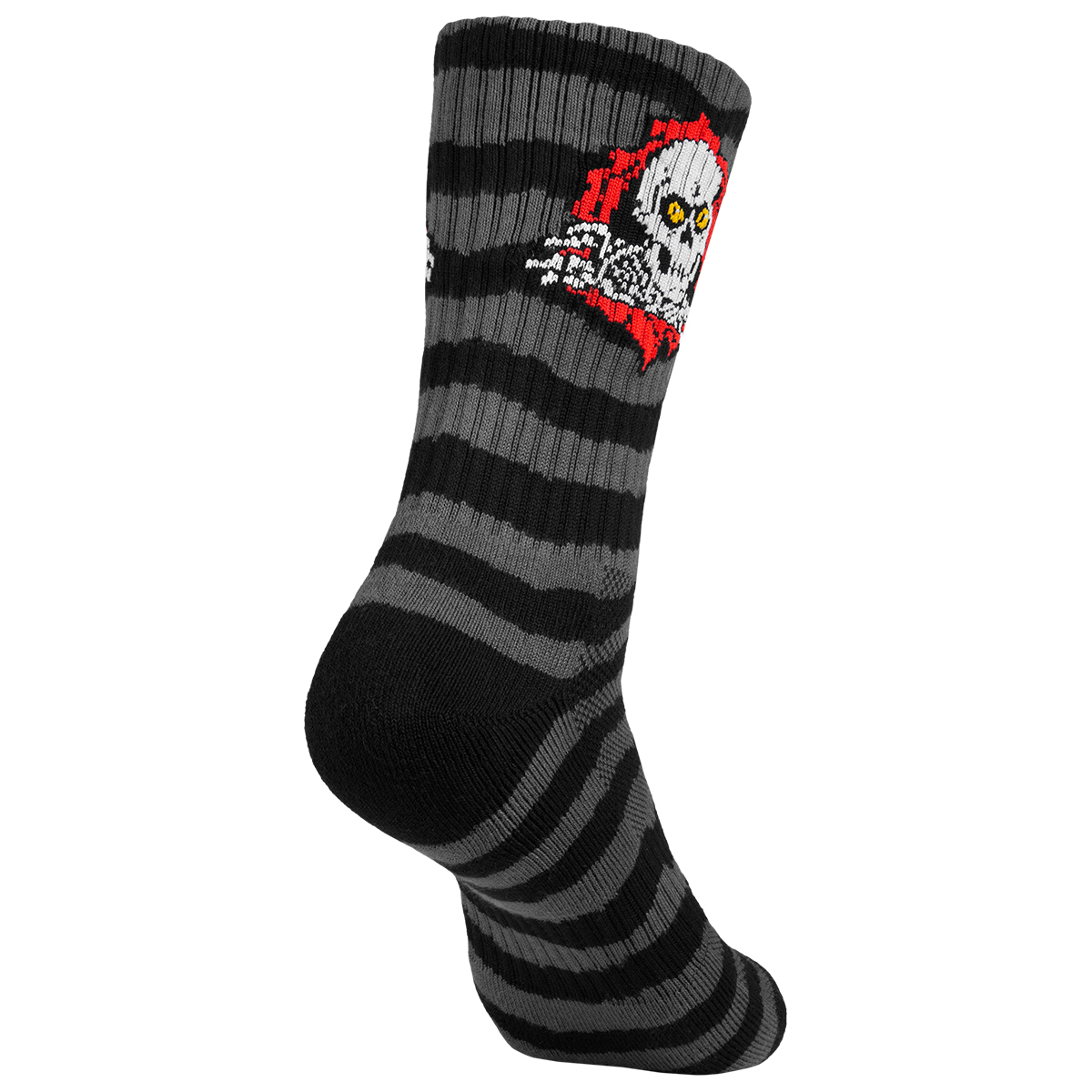 Powell Peralta Ripper Socks Stripes Charcoal/Black