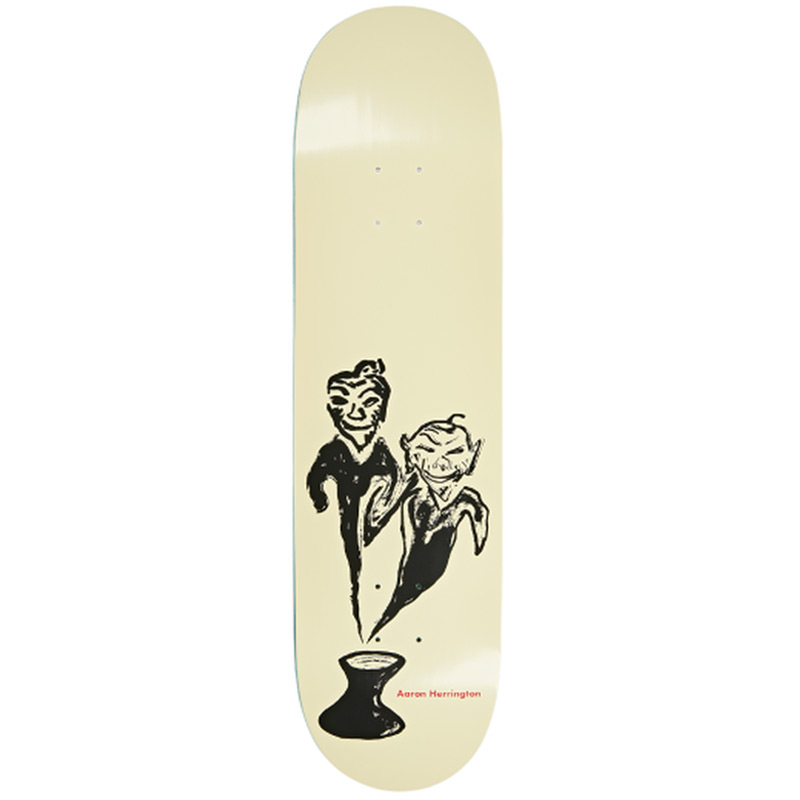 Polar Aaron Herrington Pot Demons Skateboard Deck Yellow 7.875