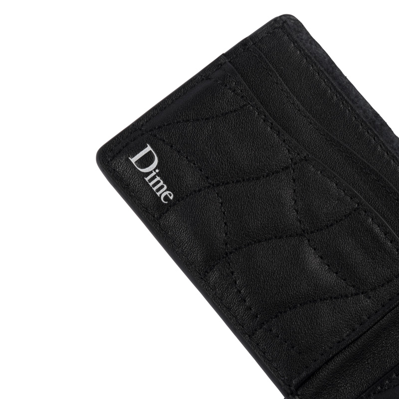 Dime Quilted Bifold Wallet Black Dime Quilted Bifold Wallet Black