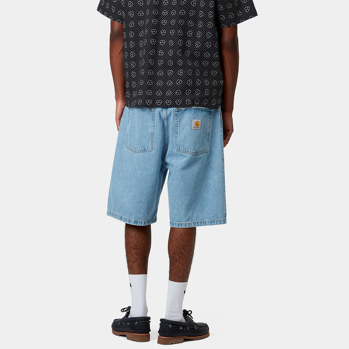 Carhartt WIP Brandon Short Blue Stone Bleached Carhartt WIP Brandon Short Blue Stone Bleached