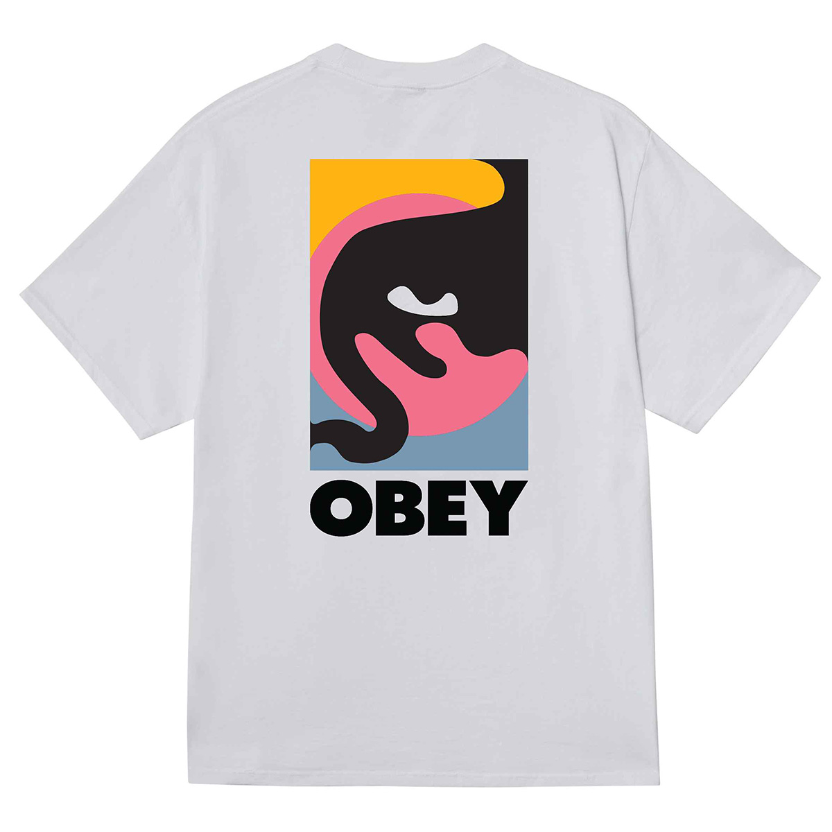 Obey Quarter Icon T-Shirt White Obey Quarter Icon T-Shirt White