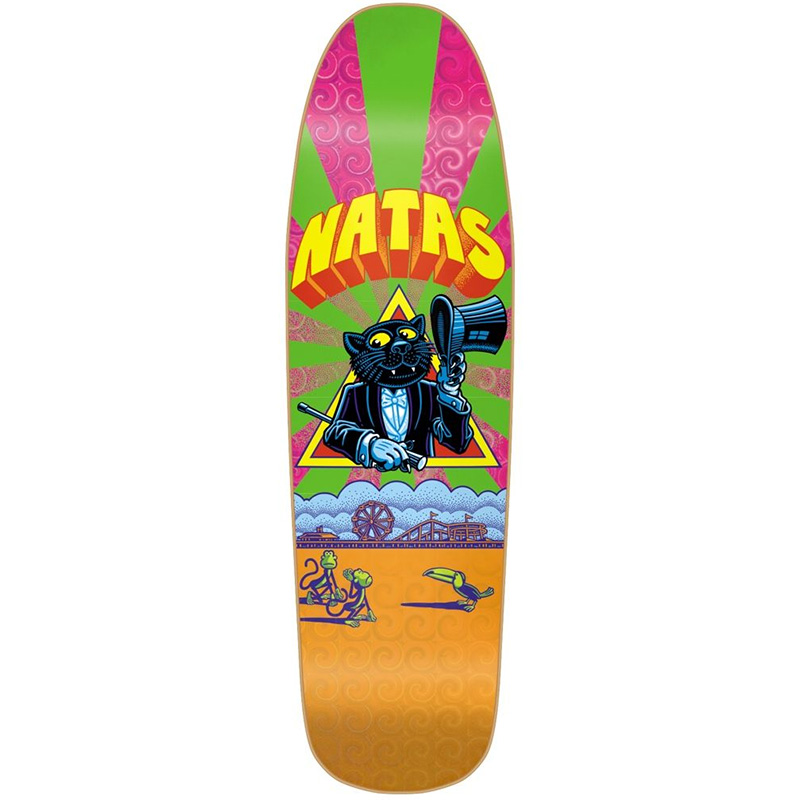 101 Natas Panther Heat Transfer Skateboard Deck Holographic 9.25