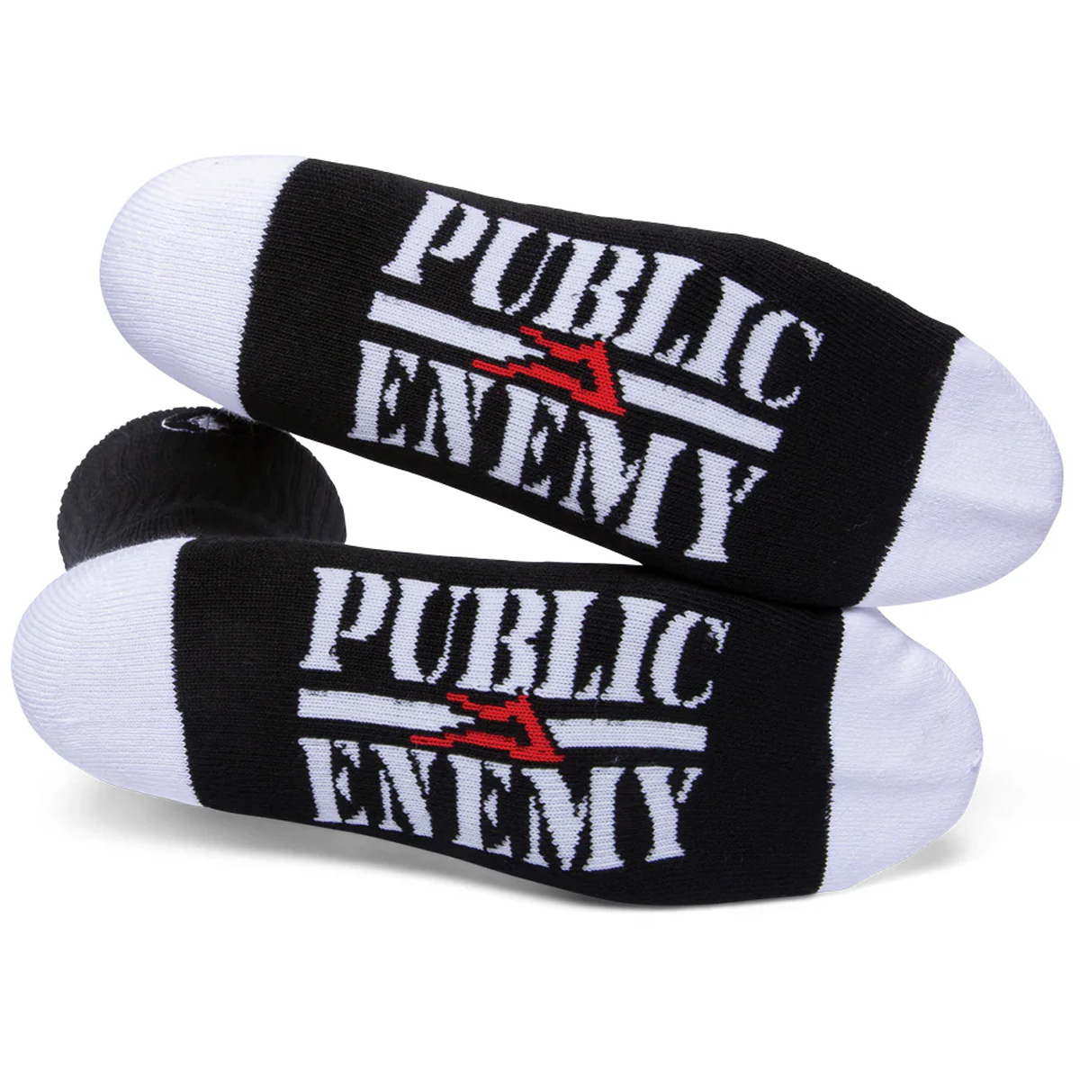 Lakai Public Enemy Sniper Logo Sock Black/White Lakai Public Enemy Sniper Logo Sock Black/White