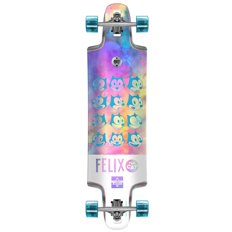 Dusters Felix Chrome Complete Longboard Holographic 36.0