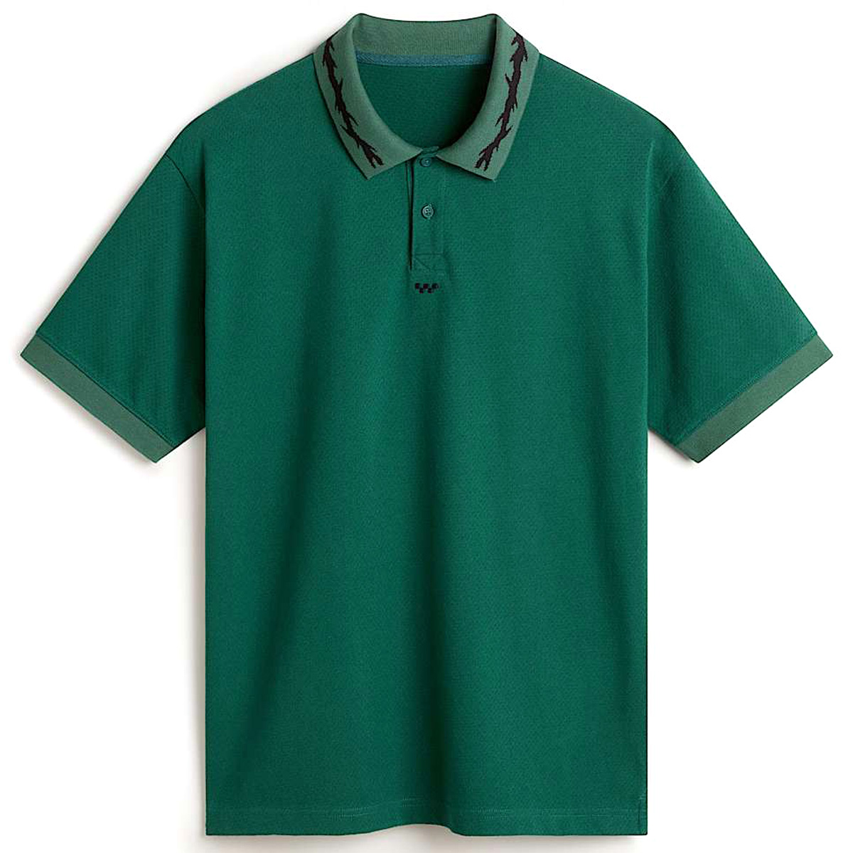 Vans Skate Mesh Polo Shirt Rain Forest